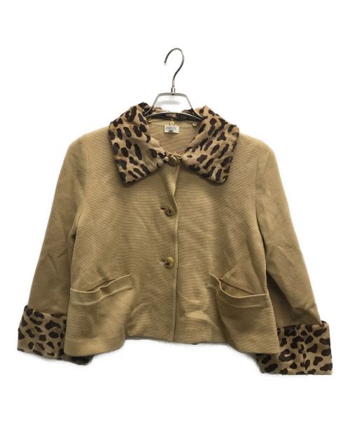 FOXEY BOUTIQUE（フォクシー ブティック）FOXEY BOUTIQUE (フォクシー ブティック) ショートジャケット ベージュ サイズ:40の古着・服飾アイテム