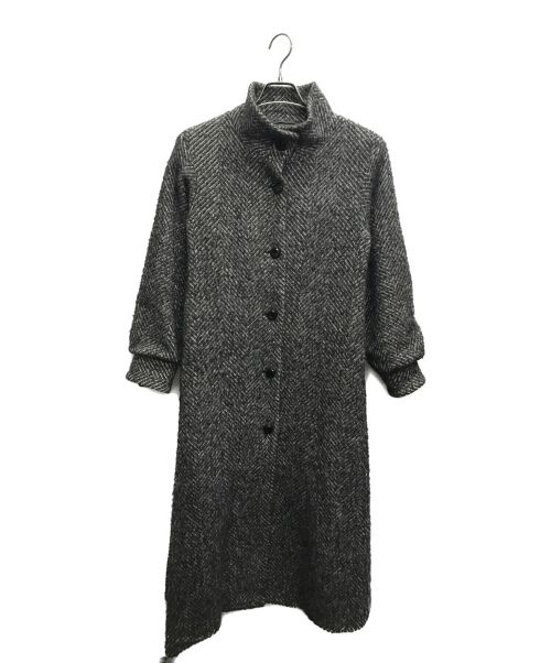 STEVEN ALAN（スティーブンアラン）STEVEN ALAN (スティーブンアラン) HERRINGBONE JACQUARD ALINE COAT グレー サイズ:Ｓの古着・服飾アイテム