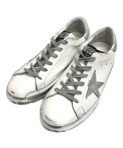 GOLDEN GOOSE（ゴールデングース）GOLDEN GOOSE (ゴールデングース) SUPER STAR (スーパースター) SUPERSTAR/スーパースター ホワイト×シルバー サイズ:38の古着・服飾アイテム