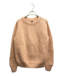 BATONER（バトナ―）の古着「SUPER KID MOHAIRCREWNECK」｜ピンク