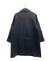 STEVEN ALAN (スティーブンアラン) FLAT MELTON CAMP COLLAR BALMACAAN COAT／フラットメルトンキャンプカラーバルマカーンコート ブラック サイズ:Ⅿ：12800円