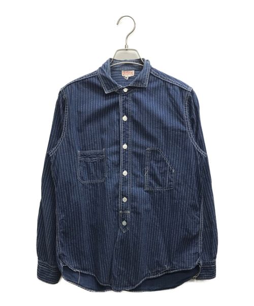 freewheelers（フリーホイーラーズ）freewheelers (フリーホイーラーズ) コンダクターシャツ インディゴ サイズ:読取不可の古着・服飾アイテム