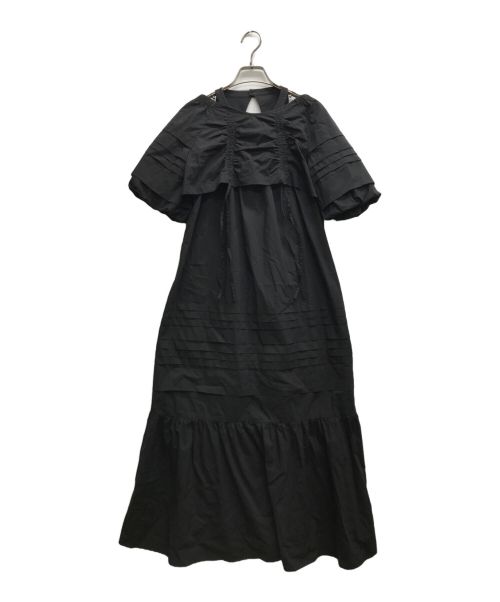 Snidel（スナイデル）Snidel (スナイデル) ボレロレイヤードコットンワンピ ブラック サイズ:ONE　SIZEの古着・服飾アイテム