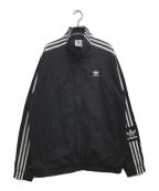 adidasアディダス）の古着「LOCK UP TRACK TOP/ロックアップトラックトップ」｜ブラック