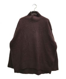 icB（アイシービー）の古着「Soft Cashmere Mix ハイネックニット」｜ブラウン