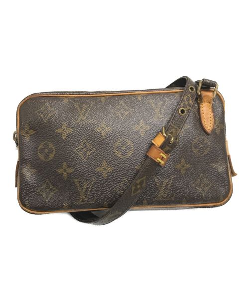 LOUIS VUITTON（ルイ ヴィトン）LOUIS VUITTON (ルイ ヴィトン) ポシェット・マルリーバンドリエール ブラウンの古着・服飾アイテム