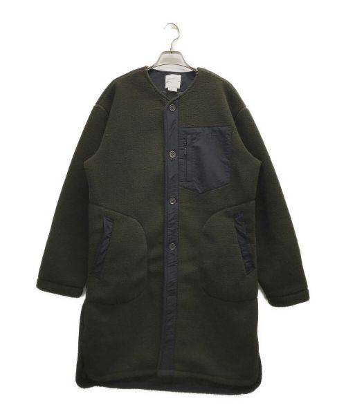 GRAMICCI（グラミチ）GRAMICCI (グラミチ) ボアフリース ロングコート カーキ サイズ:Lの古着・服飾アイテム