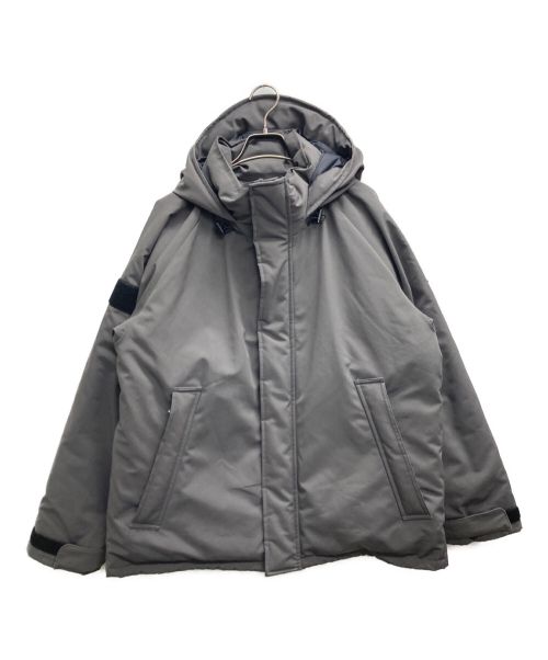 DANTON（ダントン）DANTON (ダントン) DOWN ARMY HOODED JACKET/ダウンアーミーフーディッド グレー サイズ:Ｓの古着・服飾アイテム