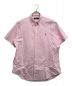 RALPH LAUREN（ラルフローレン）の古着「シアサッカーストライプシャツ」｜ピンク