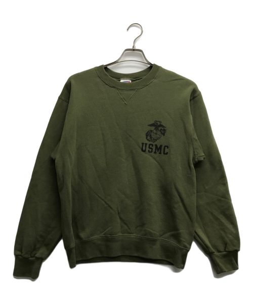 SOFFE（ソフィー）SOFFE (ソフィー) U.S.M.C. MARINE CORPS トレーニング スウェットシャツ カーキ サイズ:Sの古着・服飾アイテム