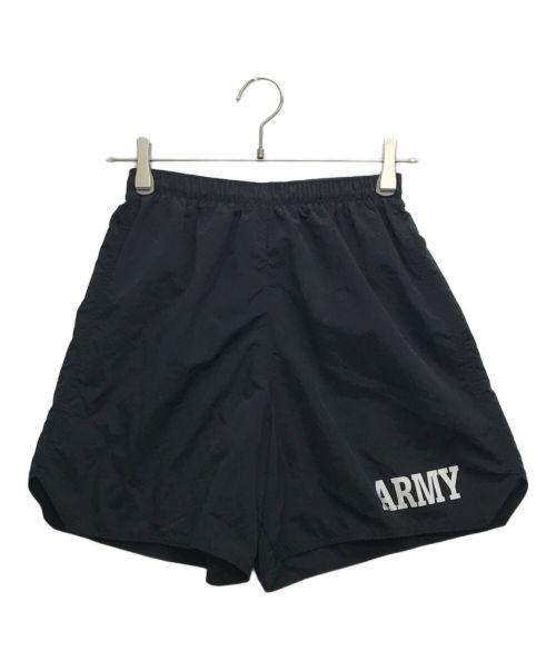 US ARMY（ユーエスアーミー）US ARMY (ユーエスアーミー) nylon swim shorts ブラック サイズ:SMALLの古着・服飾アイテム