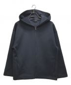 theoryセオリー）の古着「OVERSIZED ZIP HOODIE・オーバーサイズジップフーディー」｜ネイビー