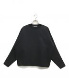 uncraveアンクレイヴ）の古着「ASSAMO SIDE ZIP KNIT」｜ブラック