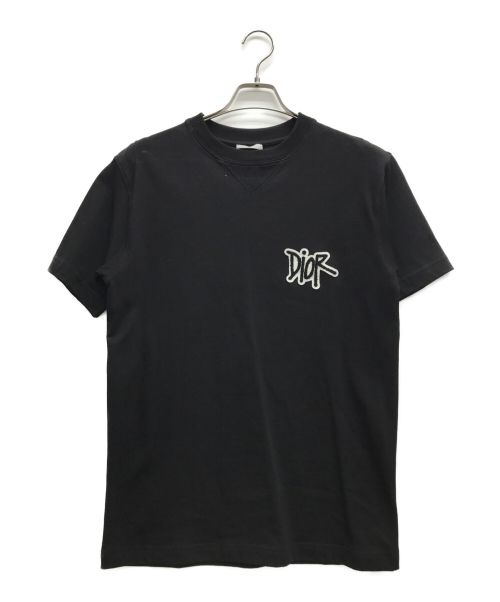 Christian Dior（クリスチャン ディオール）Christian Dior (クリスチャン ディオール) Shawn Stussy Tシャツ ブラック サイズ:XSの古着・服飾アイテム