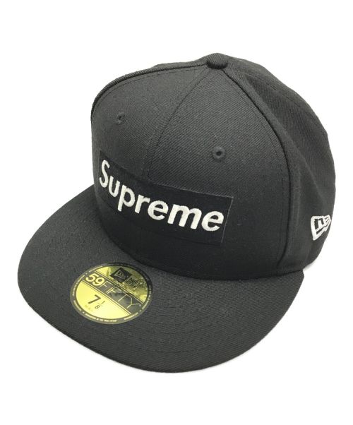 SUPREME（シュプリーム）SUPREME (シュプリーム) New Era (ニューエラ) R.I.P. Box Logo Cap/ボックスロゴキャップ ブラックの古着・服飾アイテム