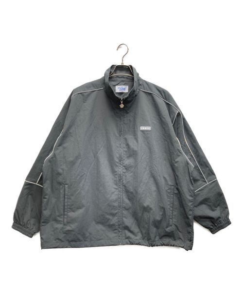 KEBOZ（ケボズ）KEBOZ (ケボズ) REFLECTOR PIPING NYLON TRACK JACKET グレー サイズ:Lの古着・服飾アイテム