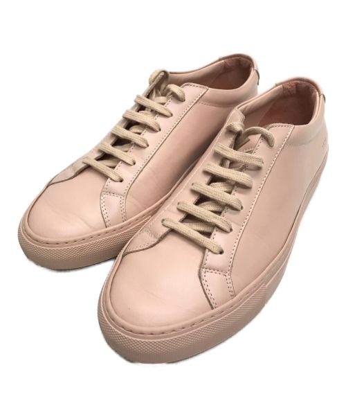 COMMON PROJECTS（コモンプロジェクツ）COMMON PROJECTS (コモンプロジェクツ) ローカットスニーカー ピンクベージュ サイズ:40の古着・服飾アイテム