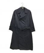 STEVEN ALANスティーブンアラン）の古着「NYLON WEATHER USN TRENCH COAT」｜ネイビー