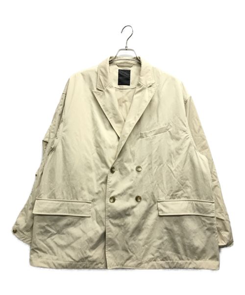 DAIWA PIER39（ダイワ ピア39）DAIWA PIER39 (ダイワ ピア39) TECH DOUBLE-BREASTED JACKET ベージュ サイズ:Lの古着・服飾アイテム