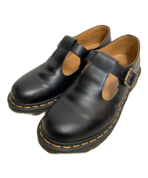 Dr.Martens（ドクターマーチン）Dr.Martens (ドクターマーチン) POLLEY Tバー ストラップシューズ/ポーリー ブラック サイズ:25cmの古着・服飾アイテム