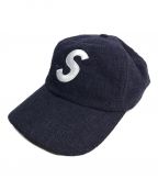 SUPREMEシュプリーム）の古着「Wool S Logo 6 Panel」｜ネイビー