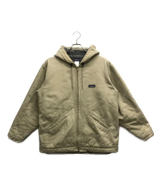 Patagonia（パタゴニア）Patagonia (パタゴニア) ラインドキャンバスフーディ ベージュ サイズ:Mの古着・服飾アイテム