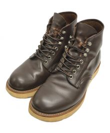 RED WING（レッドウィング）の古着「6inch CLASSIC PLAIN TOE ブーツ/6インチ クラシックプレーントゥー」｜ブラウン