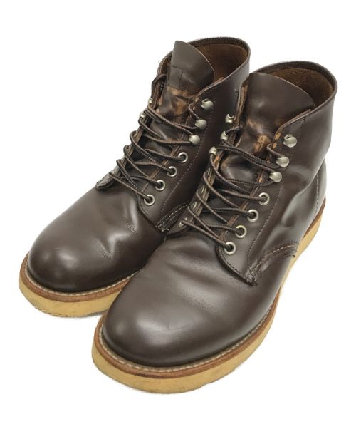 RED WING（レッドウィング）RED WING (レッドウィング) 6inch CLASSIC PLAIN TOE ブーツ/6インチ クラシックプレーントゥー ブラウン サイズ:7 1/2の古着・服飾アイテム