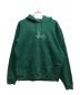 stussy（ステューシー）の古着「Basic Copyright Applique Hood」｜グリーン