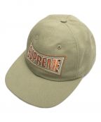 SUPREMEシュプリーム）の古着「Metalic Arc 6-Panel Cap」｜ベージュ