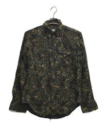 Engineered Garments（エンジニアド ガーメンツ）の古着「ペイズリー柄コーデュロイシャツ」｜ブラック