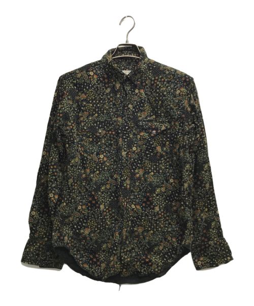 Engineered Garments（エンジニアド ガーメンツ）Engineered Garments (エンジニアド ガーメンツ) ペイズリー柄コーデュロイシャツ ブラック サイズ:Sの古着・服飾アイテム