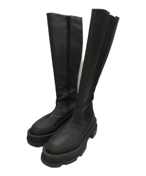 both（ボース）both (ボース) GAO Platform Knee Boots ブラック サイズ:23の古着・服飾アイテム