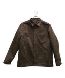 A.P.C.（アーペーセー）の古着「フェイクスウェードシャツジャケット」｜ブラウン