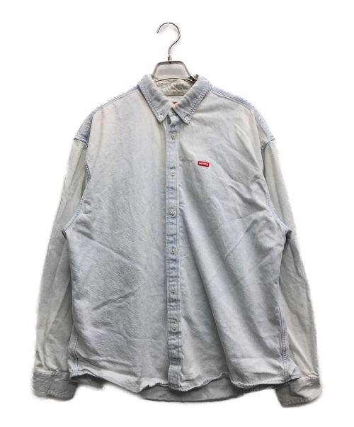 SUPREME（シュプリーム）SUPREME (シュプリーム) small box shirt denim/スモール ボックス シャツ デニム インディゴ サイズ:Mの古着・服飾アイテム