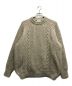 HERILL（ヘリル）の古着「CASHMER ENEP CABLE SWEATER」｜ベージュ