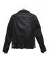 ALL SAINTS (オールセインツ) ダブルライダースジャケット ブラック サイズ:EXTRA SMALL：13000円