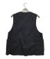 Engineered Garments (エンジニアド ガーメンツ) Over Vest Argyle/Nyco Ripstop ブラック×グレー サイズ:M：10000円