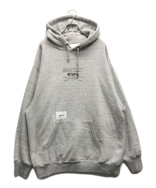 WTAPS（ダブルタップス）WTAPS (ダブルタップス) ACADEMY HOODED SWEATSHIRT/アカデミーフーディッドスウェットシャツ グレー サイズ:03の古着・服飾アイテム