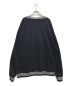 X-LARGE (エクストララージ) STRIPED RIB CREWNECK SWEAT/ストライプド リブクルーネック スウェット ブラック サイズ:XL：5000円