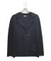 Cruciani（クルチアーニ）の古着「double breasted wool knit jacket/ダブル ブレステッド ウール ニット ジャケット」｜ブラック