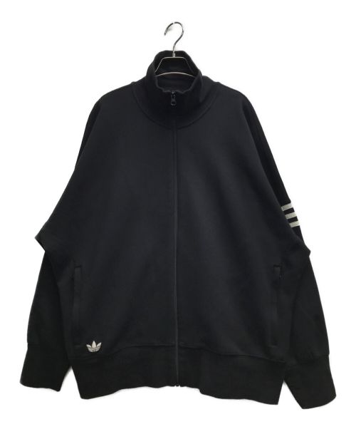 adidas（アディダス）adidas (アディダス) NEUCLASSICS トラックジャケット/ニュークラス トラックジャケット ブラック サイズ:3XLの古着・服飾アイテム