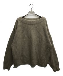 theory（セオリー）の古着「RACCOON BRUSHED BN OVERSIZED ニット」｜ベージュ