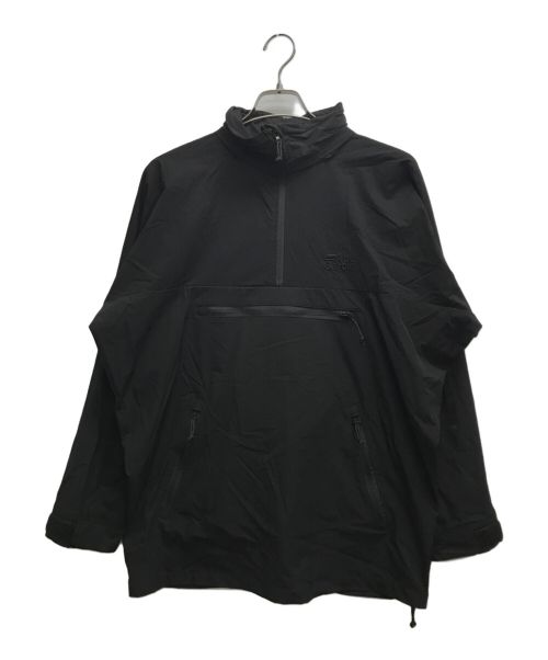 Abu Garcia（アブガルシア）Abu Garcia (アブガルシア) WATER RESISTANT ANORAK HOODIE/ウォーター レシスタント アノラック フーディー ブラック サイズ:Mの古着・服飾アイテム