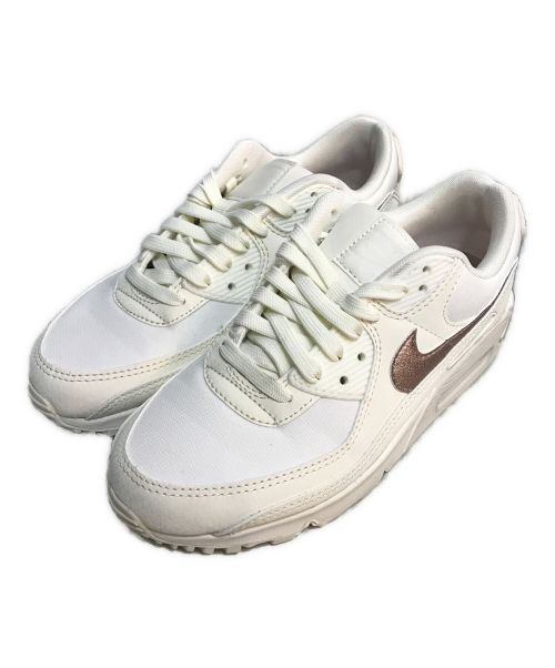 NIKE（ナイキ）NIKE (ナイキ) AIR MAX 90 RECRAFT/エアーマックス 90 リクラフト ピンク×ベージュ サイズ:23.5cmの古着・服飾アイテム