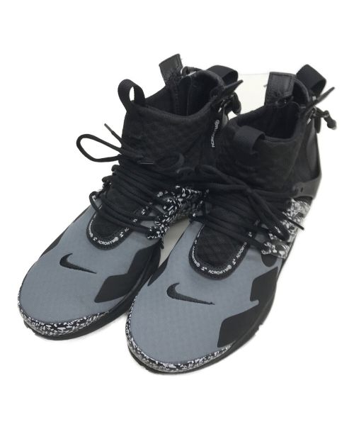 NIKE（ナイキ）NIKE (ナイキ) ACRONYM (アクロニウム) Air Presto Mid/エアー プレスト ミッド Cool Grey/Black サイズ:26cmの古着・服飾アイテム