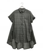 sacaiサカイ）の古着「GLENCHECK MIX SHIRT」｜グレー