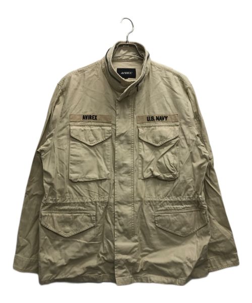 AVIREX（アヴィレックス）AVIREX (アヴィレックス) M-65フィールドジャケット ベージュ サイズ:XLの古着・服飾アイテム