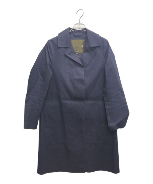 MACKINTOSH（マッキントッシュ）MACKINTOSH (マッキントッシュ) ゴム引きコート ネイビー サイズ:34の古着・服飾アイテム