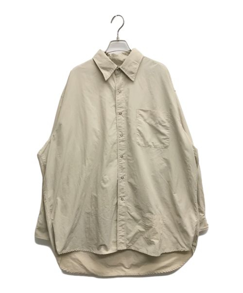 BURLAP OUTFITTER（バーラップアウトフィッター）BURLAP OUTFITTER (バーラップアウトフィッター) ナイロンシャツ ベージュ サイズ:Mの古着・服飾アイテム